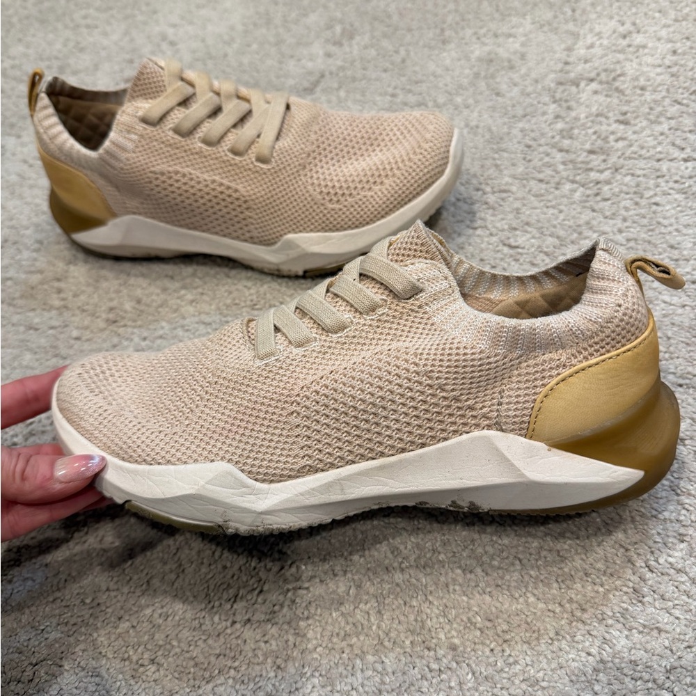 Dr. Scholls Neutral Beige Knit Slip-On Women's Sneakers